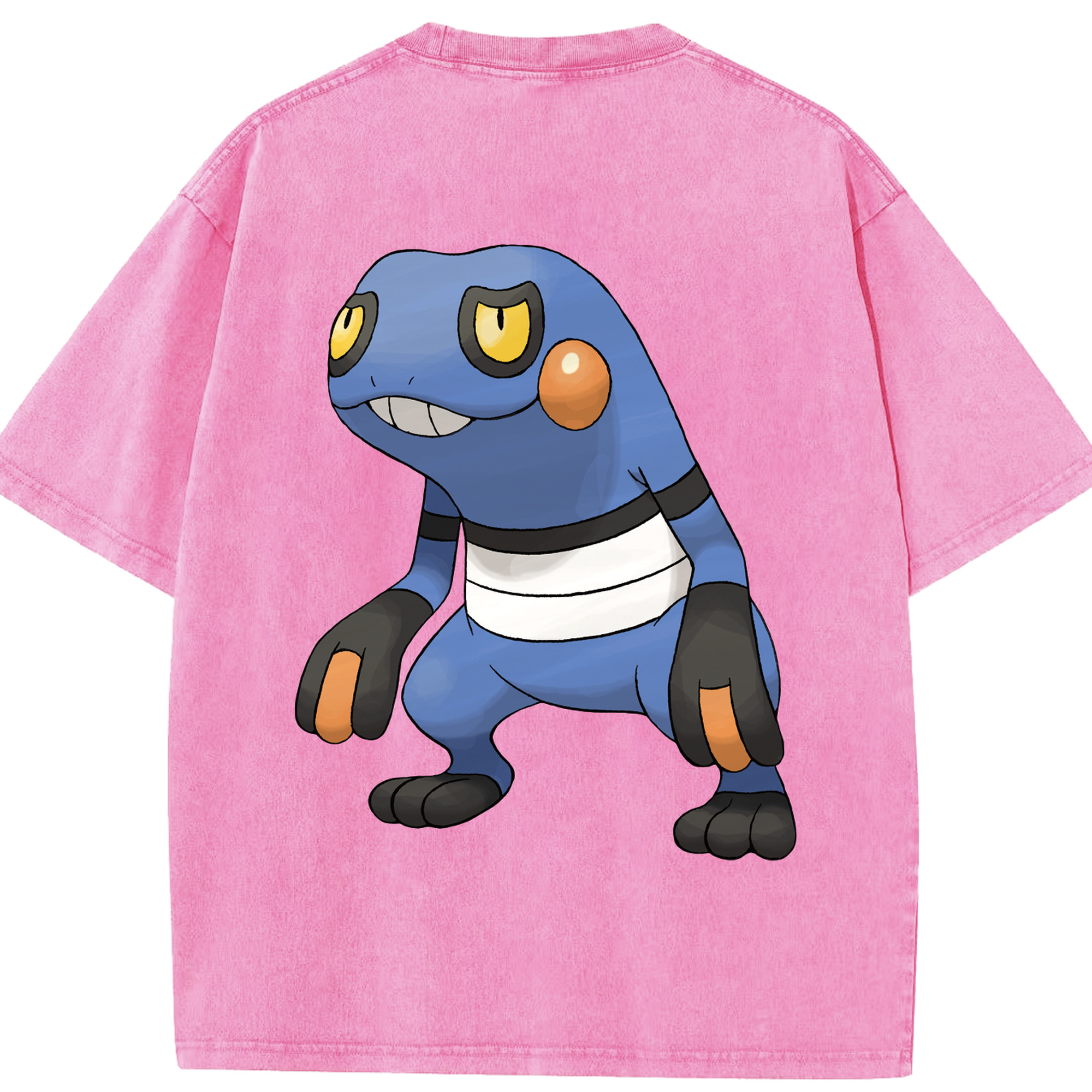 （画像用） ポケットモンスター Pokémon 綿100% ヴィンテージ風 半袖Tシャツ（背面プリント）